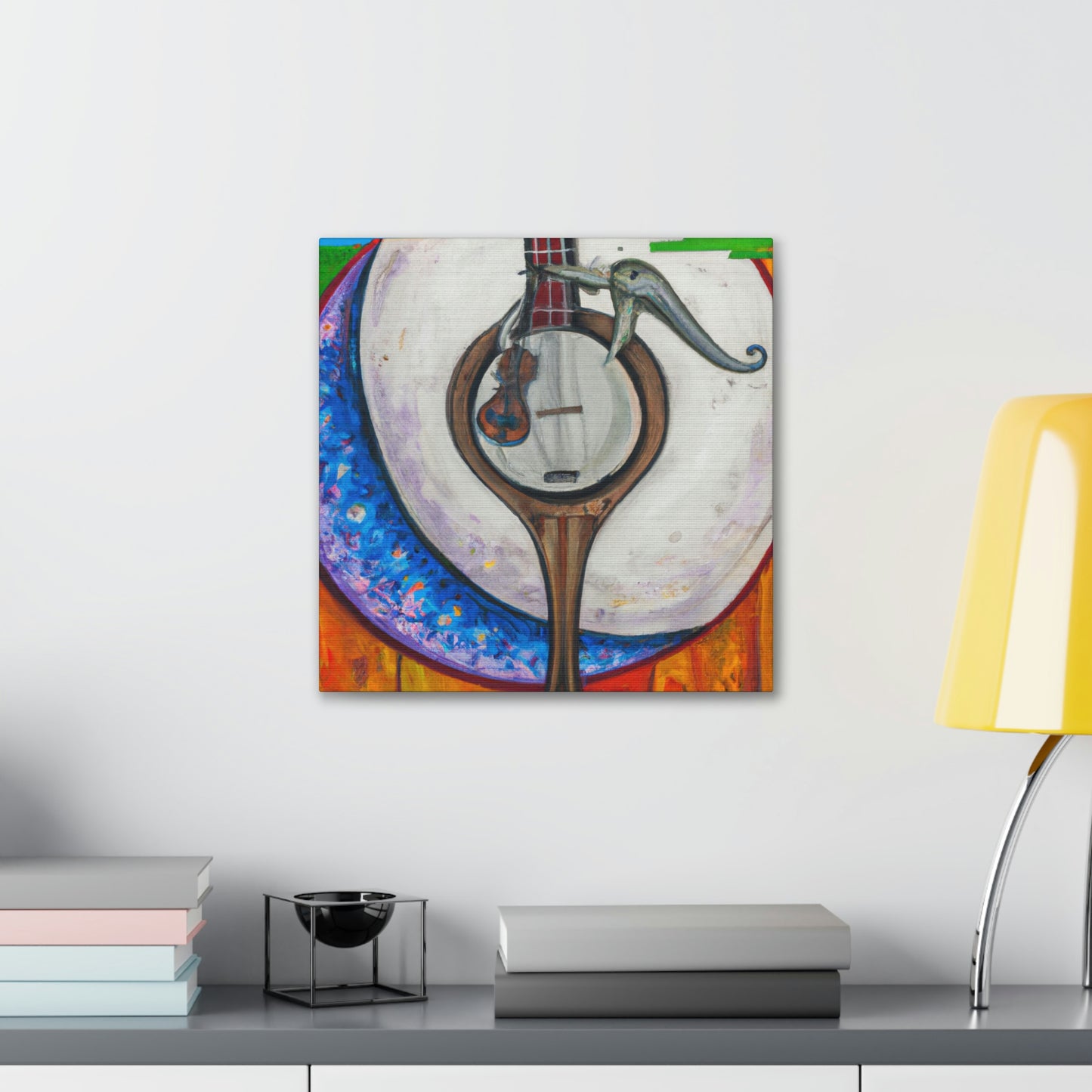 Banjo in Surrealism - Canvas