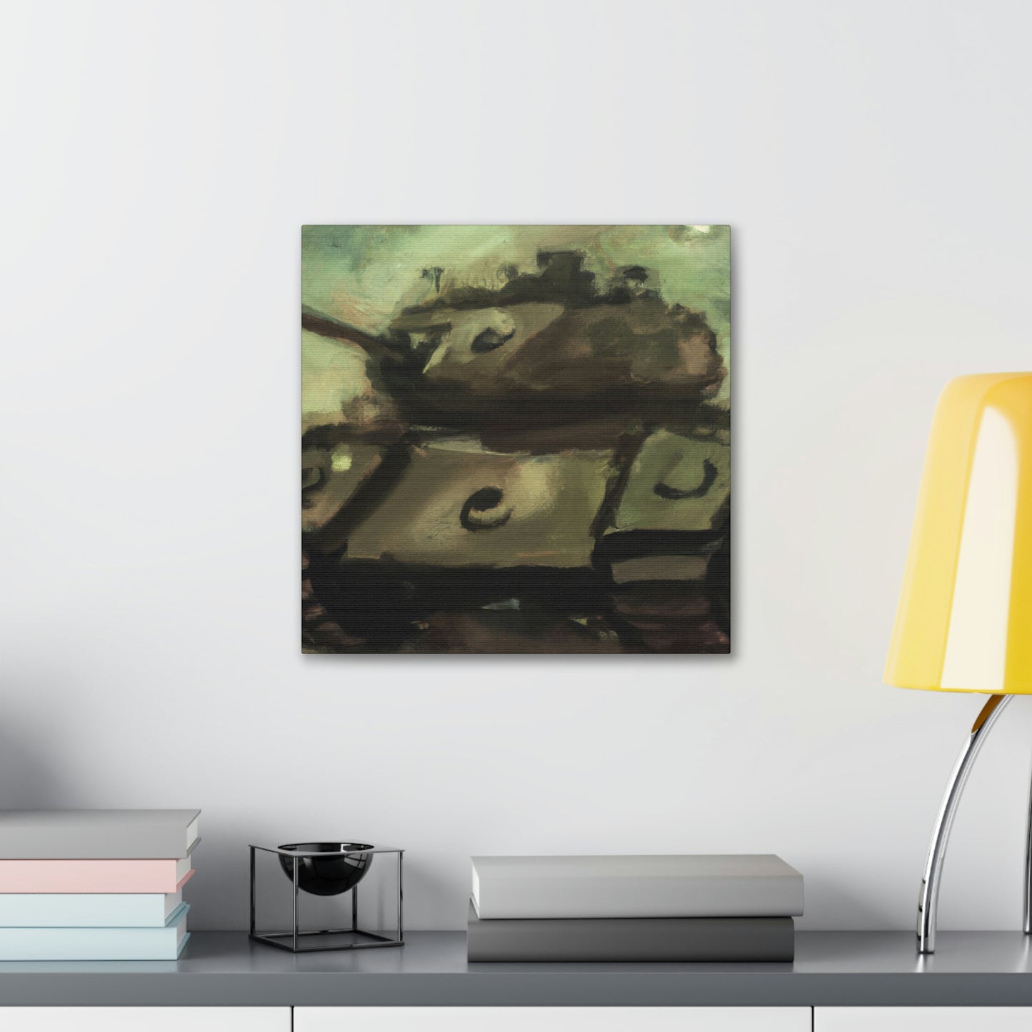 "Turret In Turmoil" - Canvas