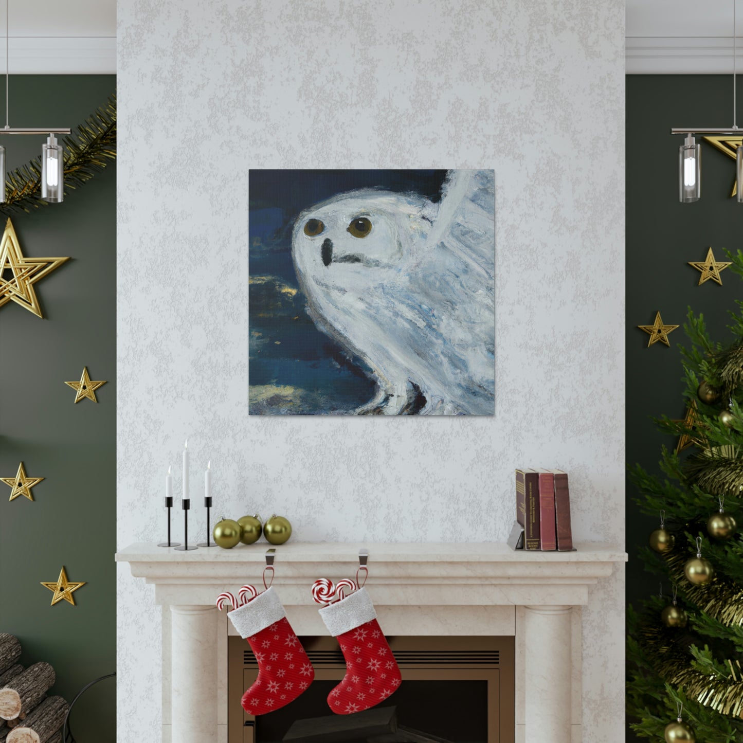 Snowy Owl Majesty - Canvas