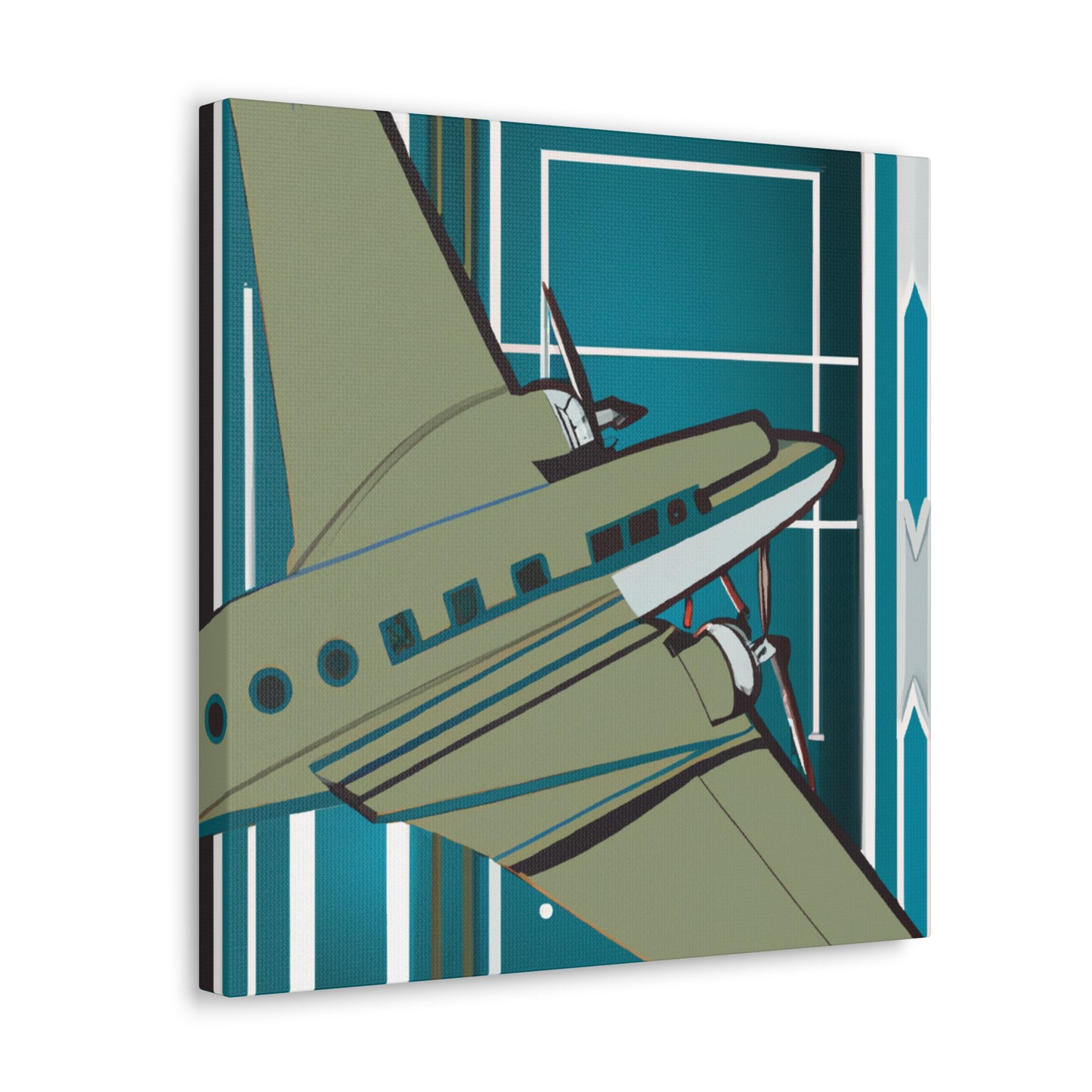 Vintage Flying Splendor - Canvas