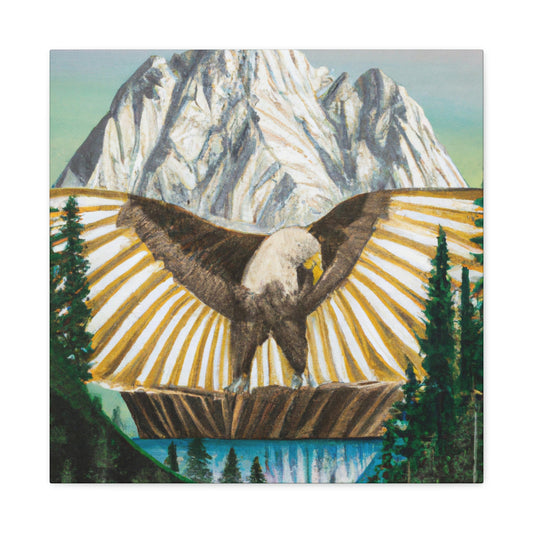 Bald Eagle Majesty Rising - Canvas