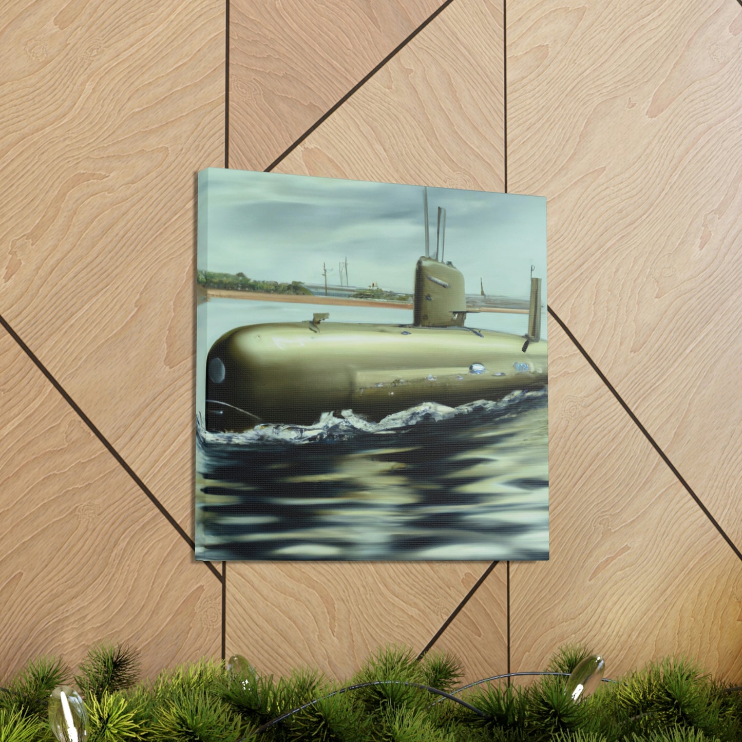 "Depth of Submarine Life" - Canvas