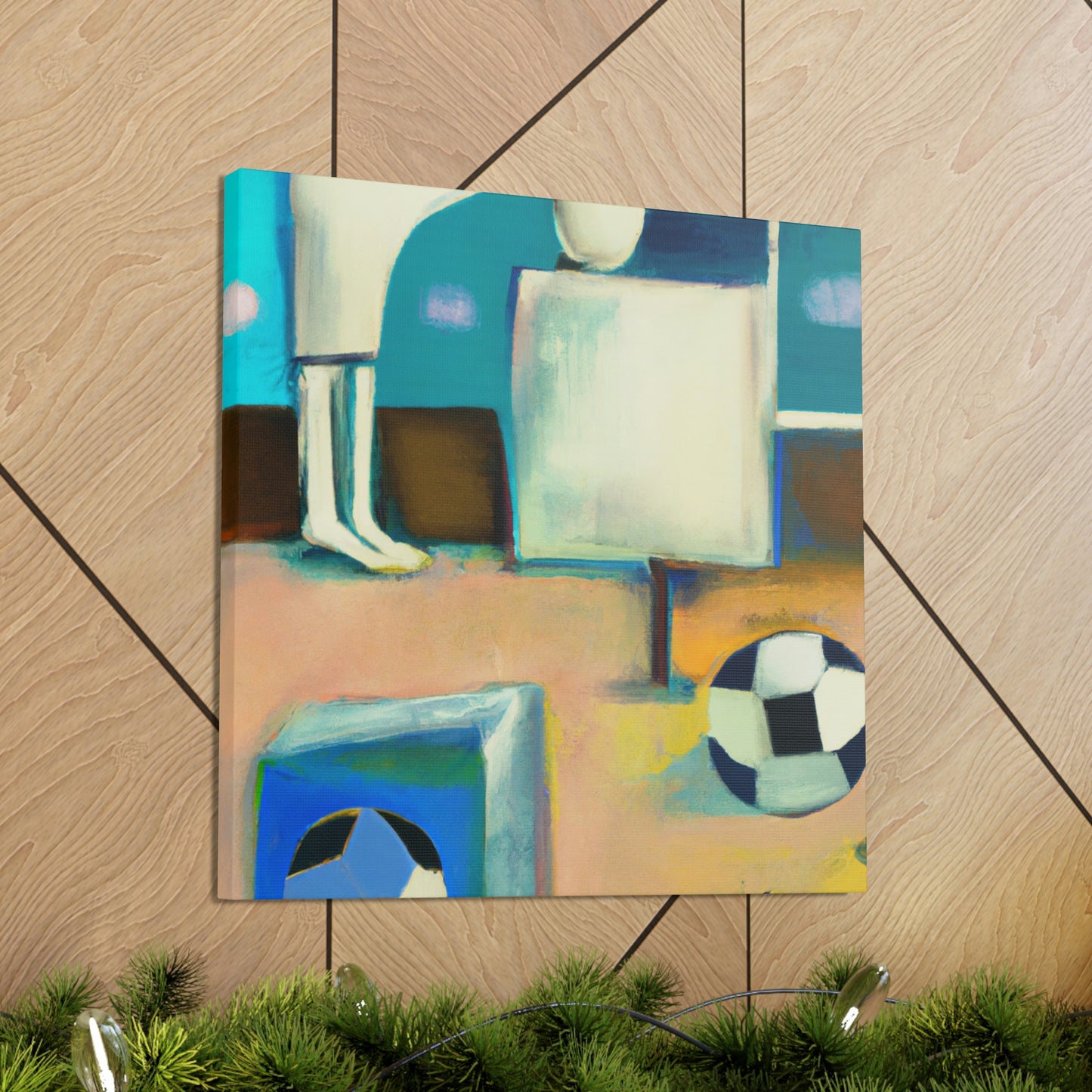 Football in Orbit - Canvas