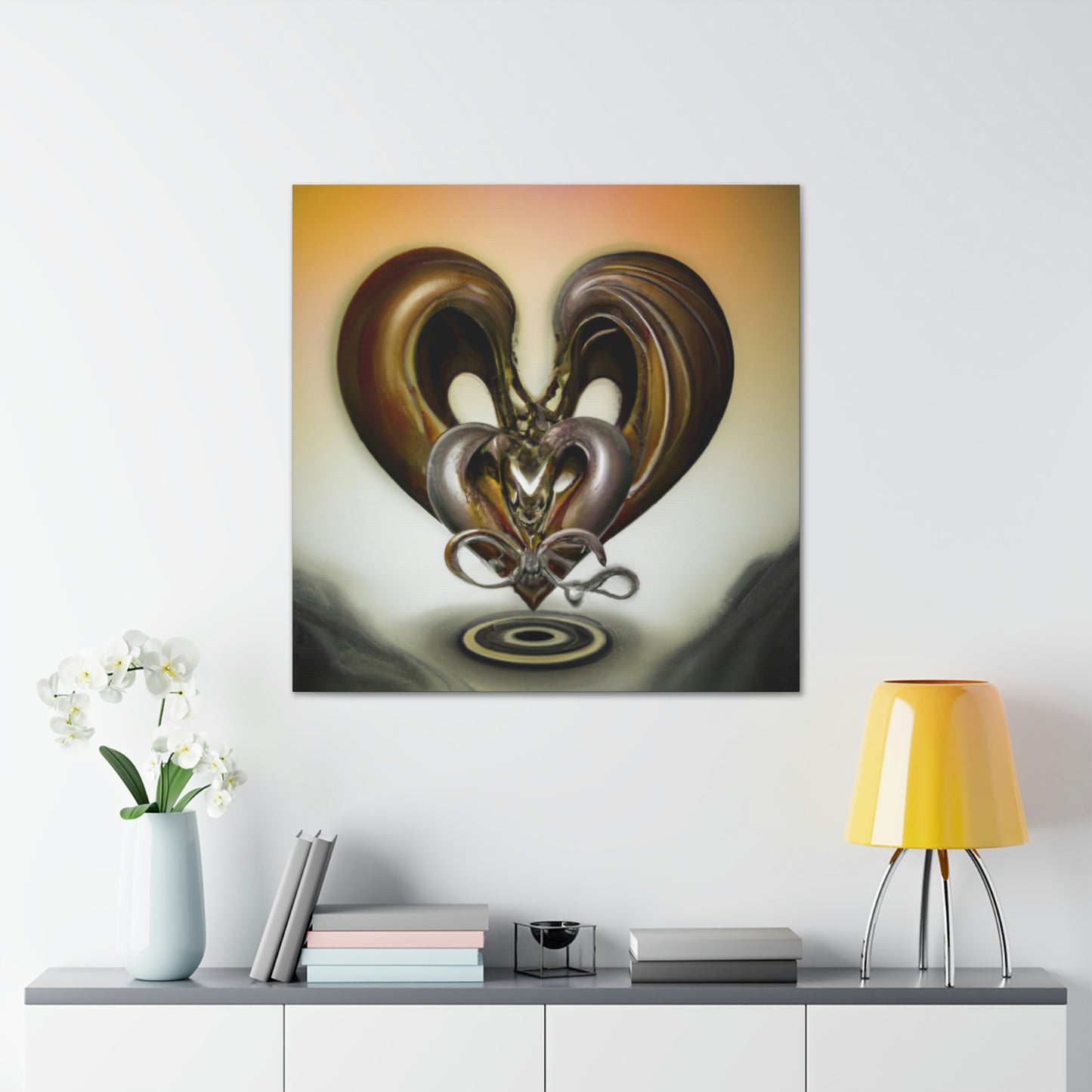 Intertwined Hearts Unite - Canvas