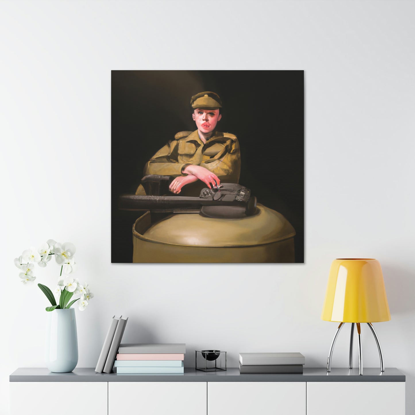 "Tank Operator's Dreamscape" - Canvas