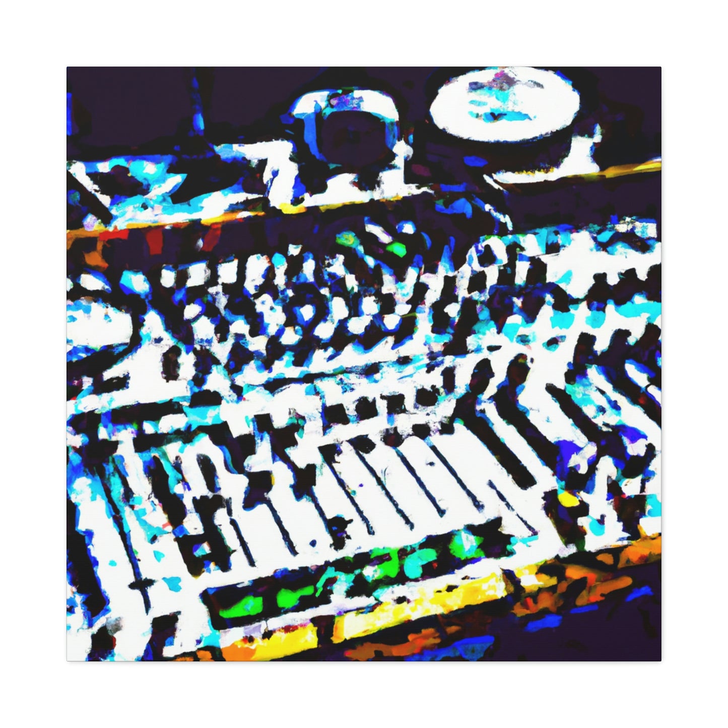 "Mixing Board Melodies" - Canvas