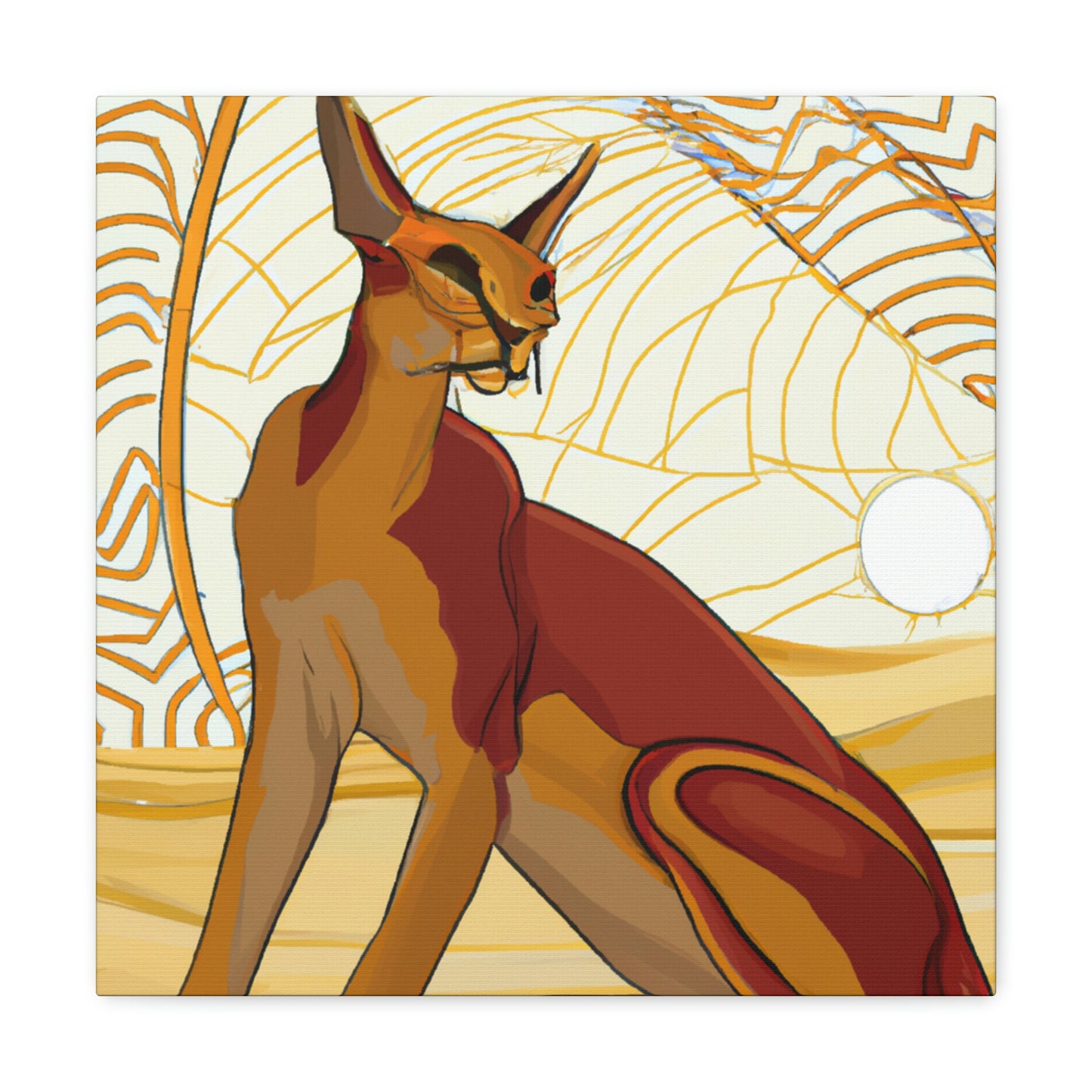 Radiant Caracal Splendor - Canvas