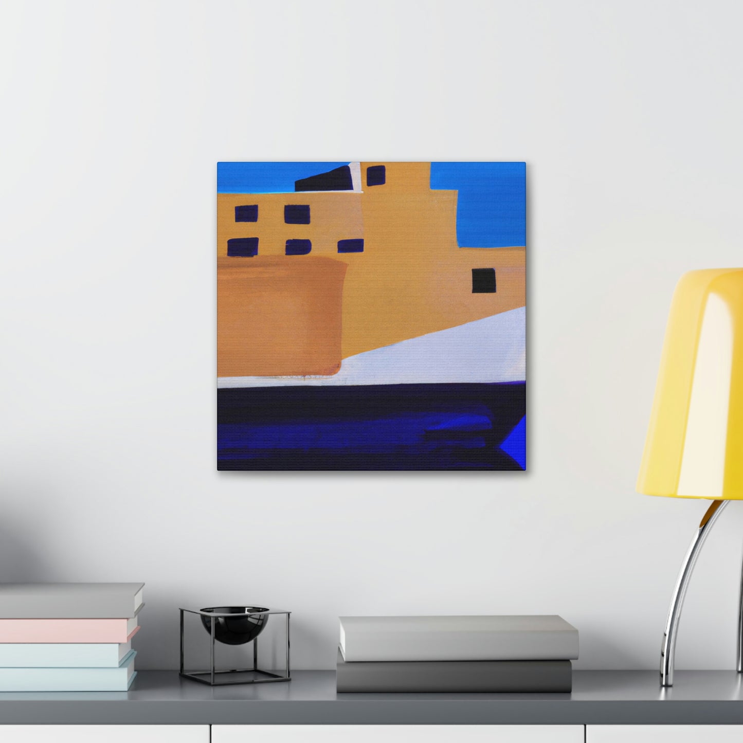 Ferry Minimalism Painting - Canvas