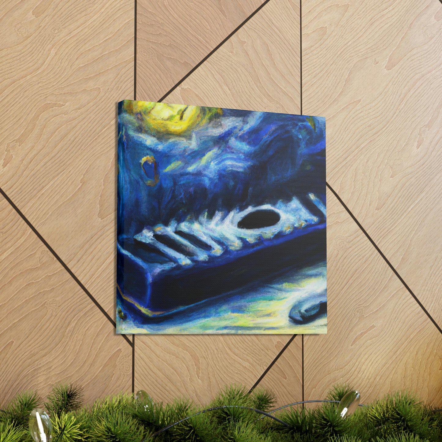 "Harmonious Harmonica Hues" - Canvas