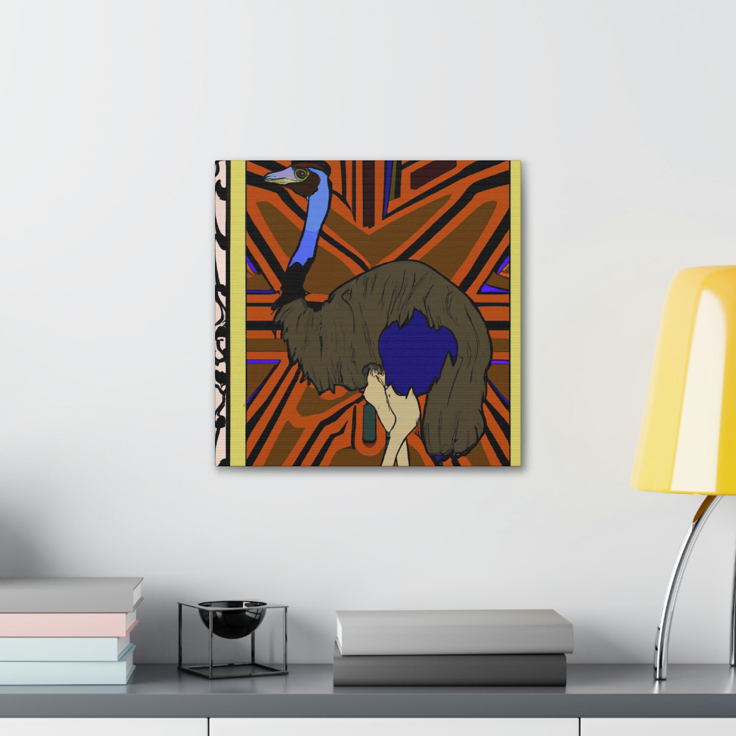 "Emerging Emu Artwork" - Canvas