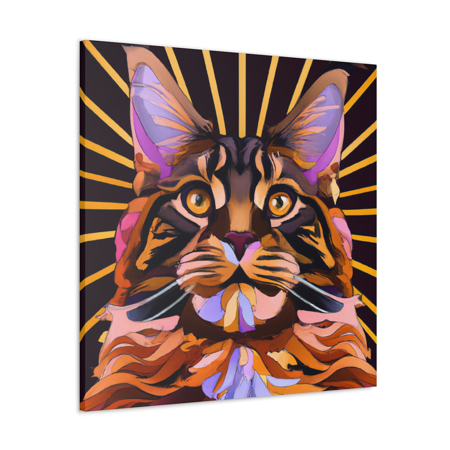 "Coon Cat Coiffure" - Canvas