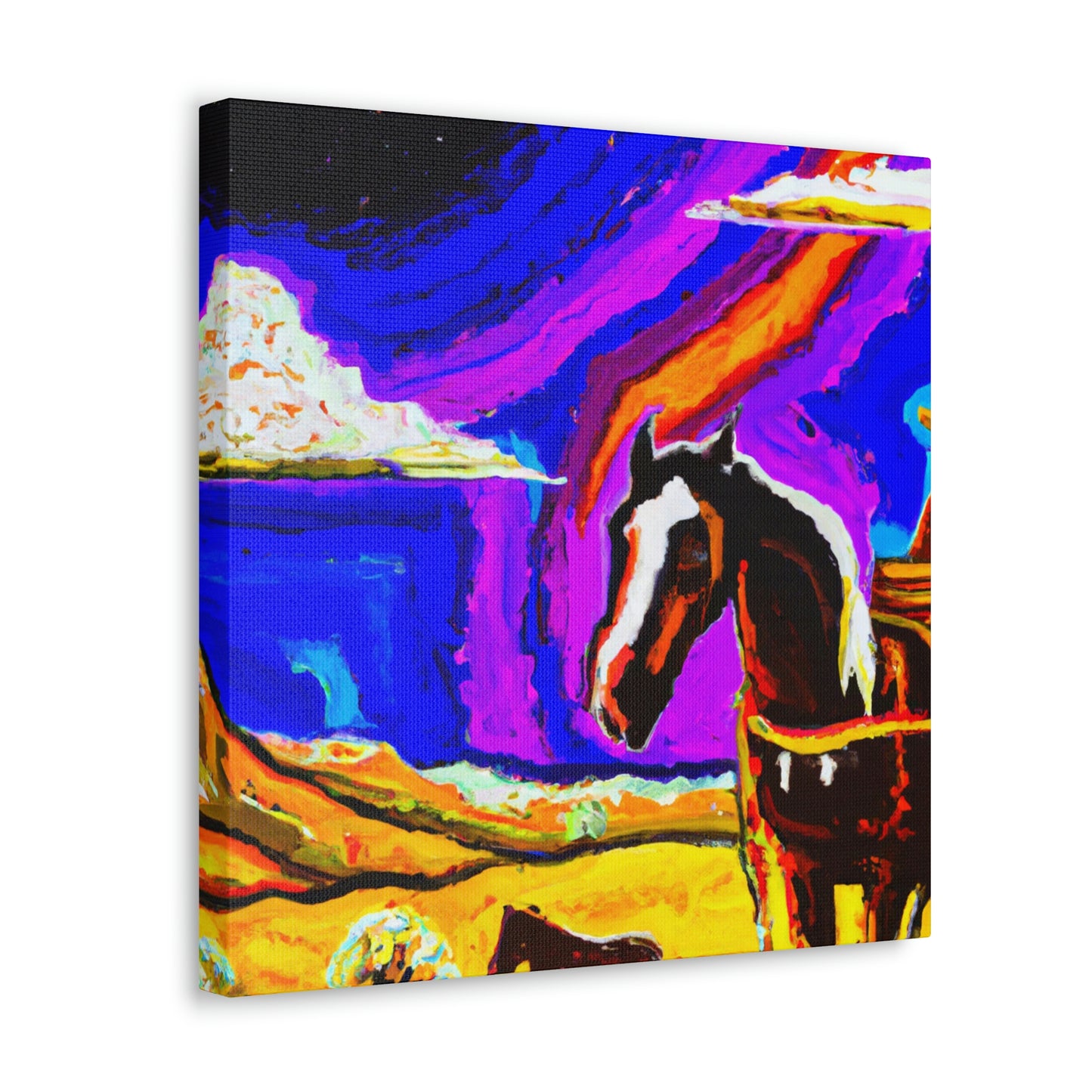 Stagecoach In Motion - Canvas