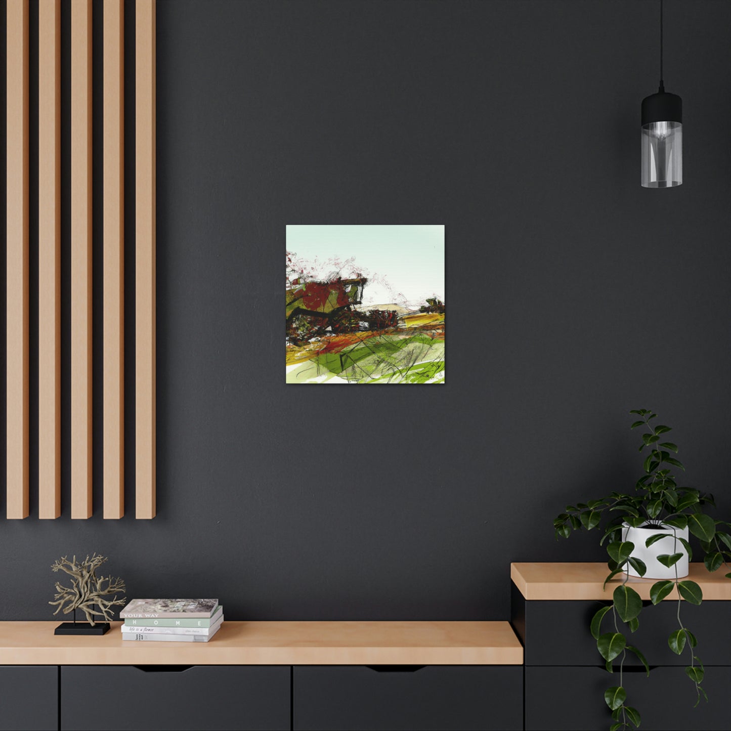 Harvesters in Harvest Time - Canvas