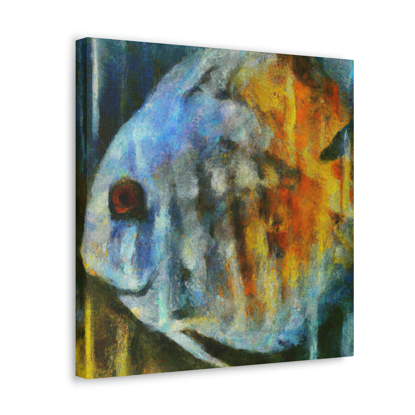 Discus Through Expressionism - Canvas