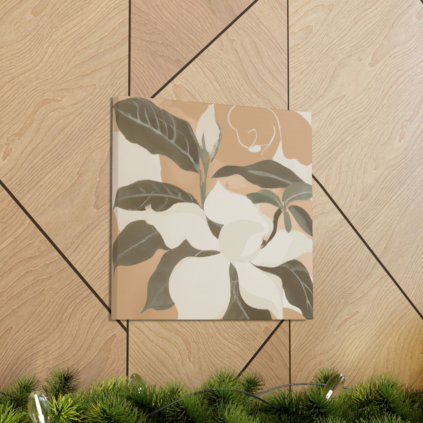 "Gardenia Perfumed Petals" - Canvas