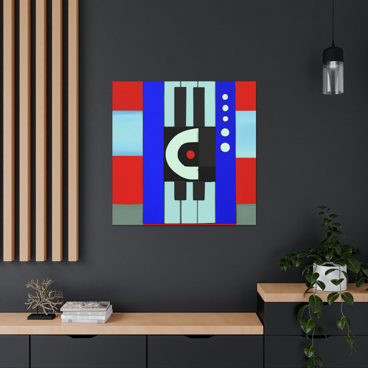 "Harmonica Simplicity Sythesized" - Canvas