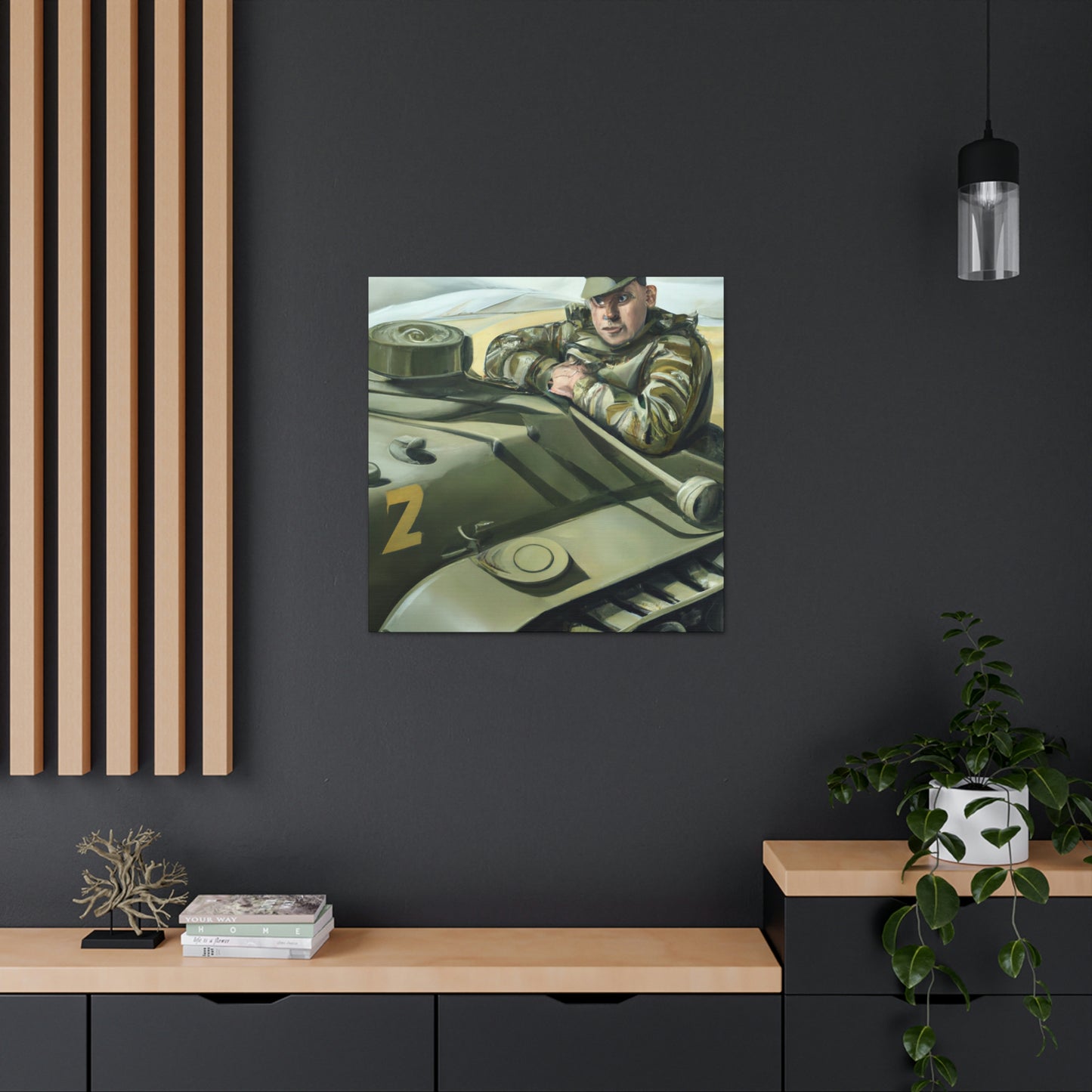 Tank Operator Courage - Canvas