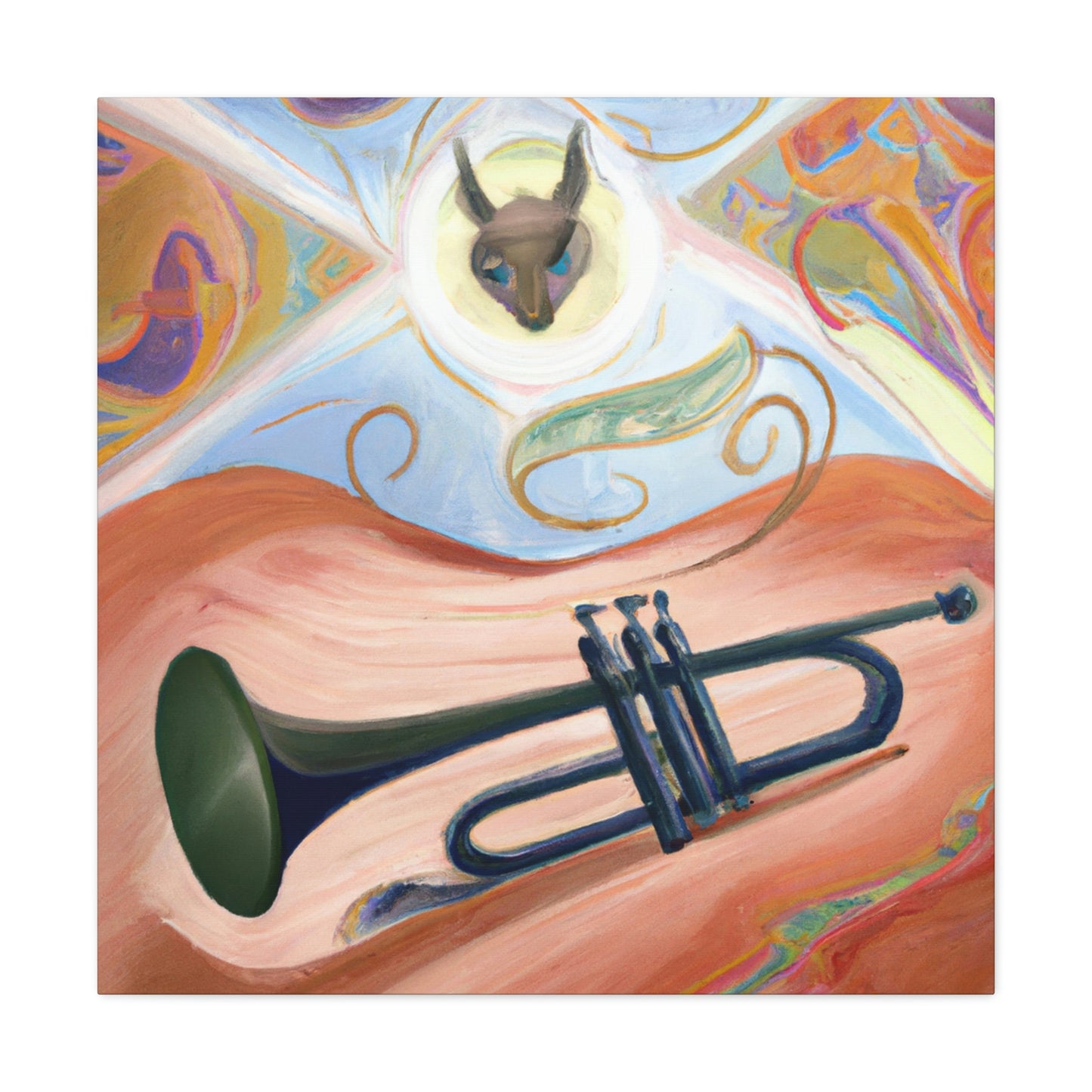 "Harmonious Trumpet Dreaming" - Canvas