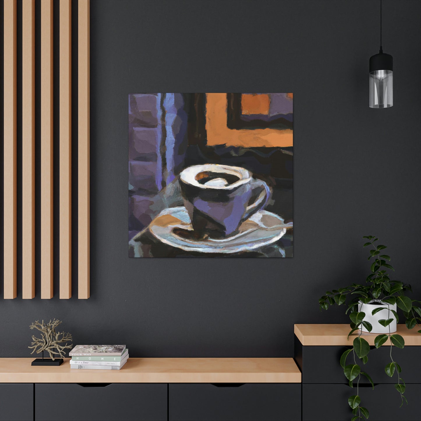 "Cup of Morning Bliss" - Canvas