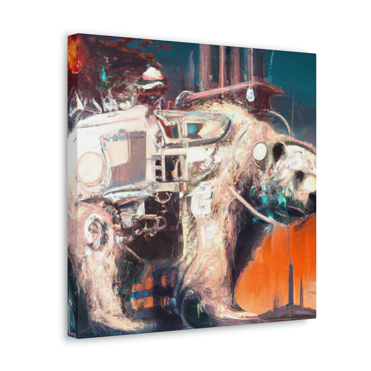 Polar Bear Mechanical Maker - Canvas