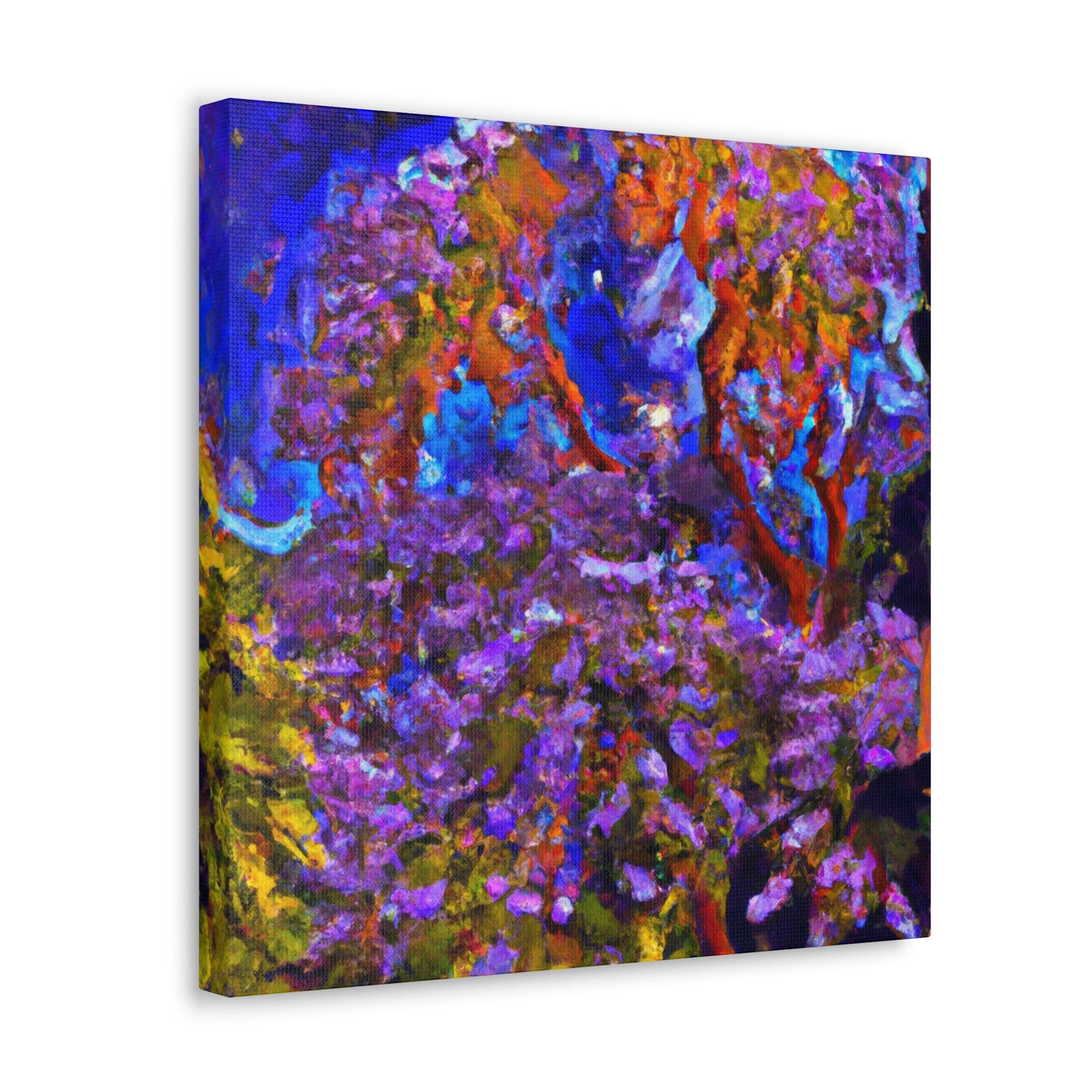 "Vibrant Jacaranda Tree" - Canvas