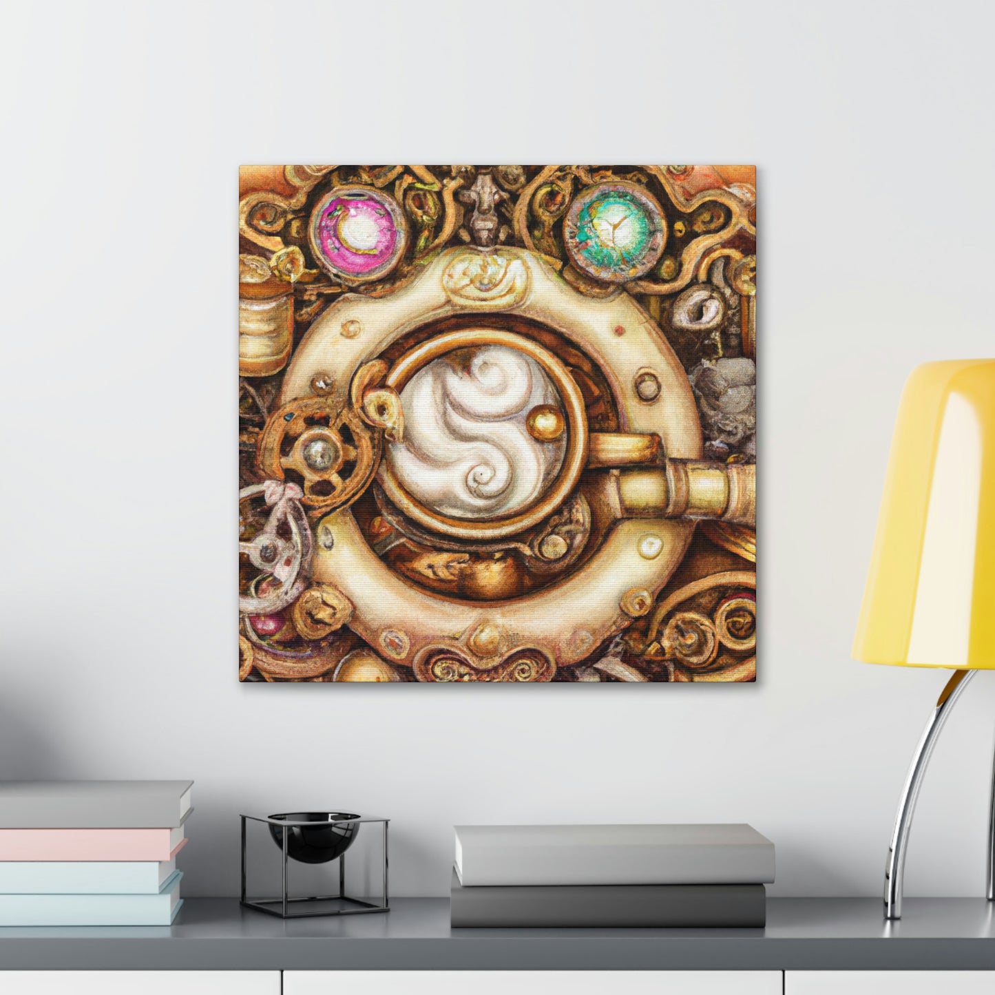 Cappuchino Steampunk Dream - Canvas