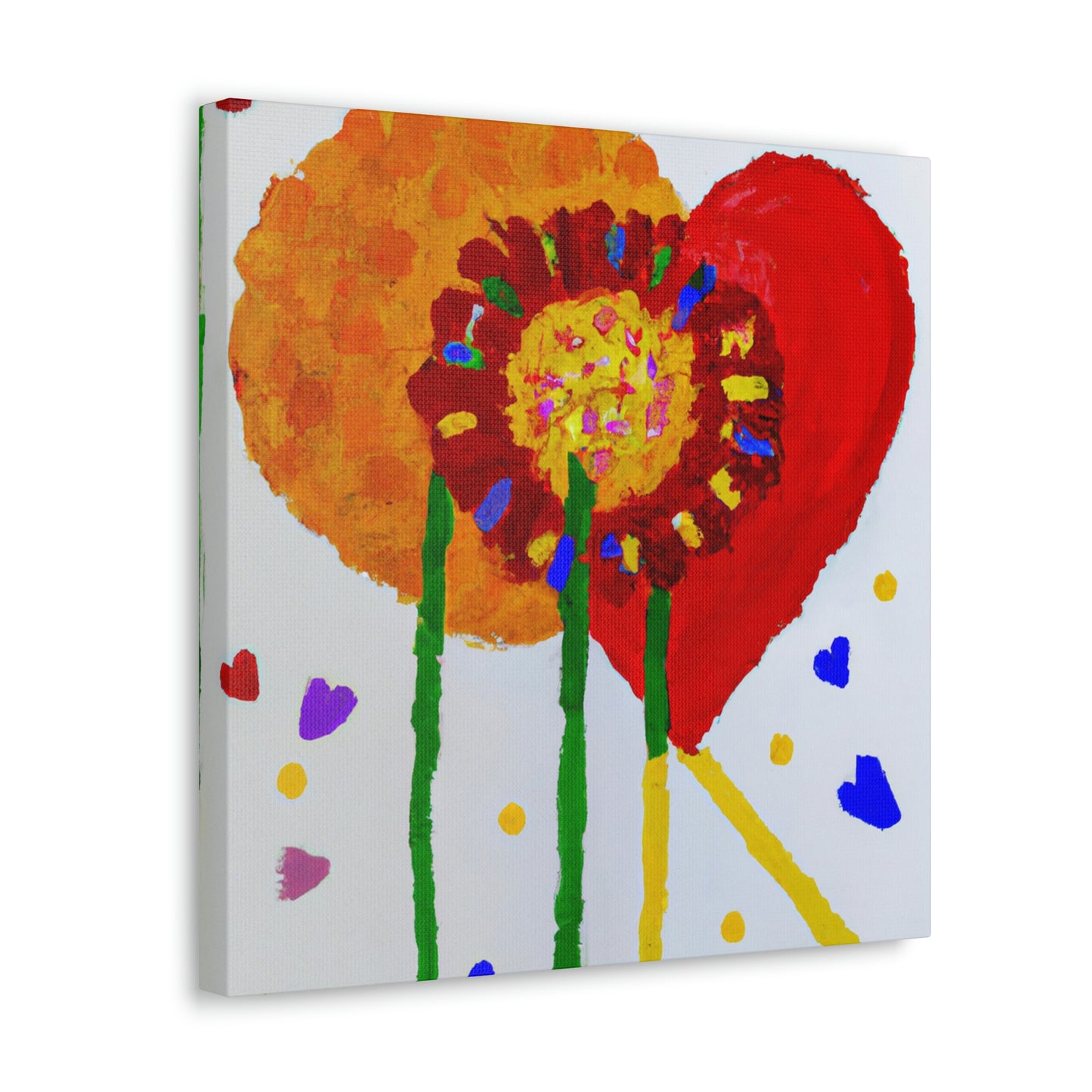 "Love Blooms Forever" - Canvas