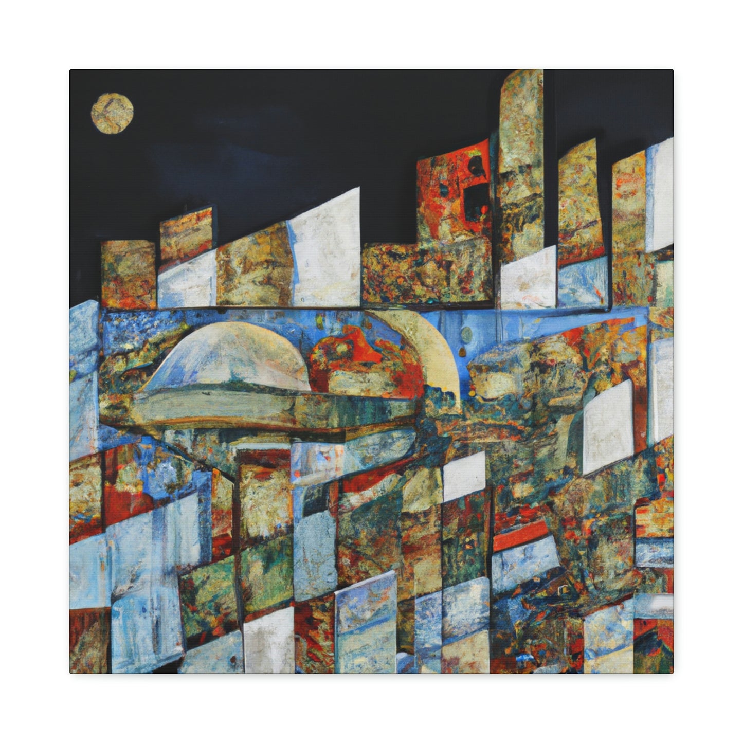 "Urban Reflection mosaic" - Canvas