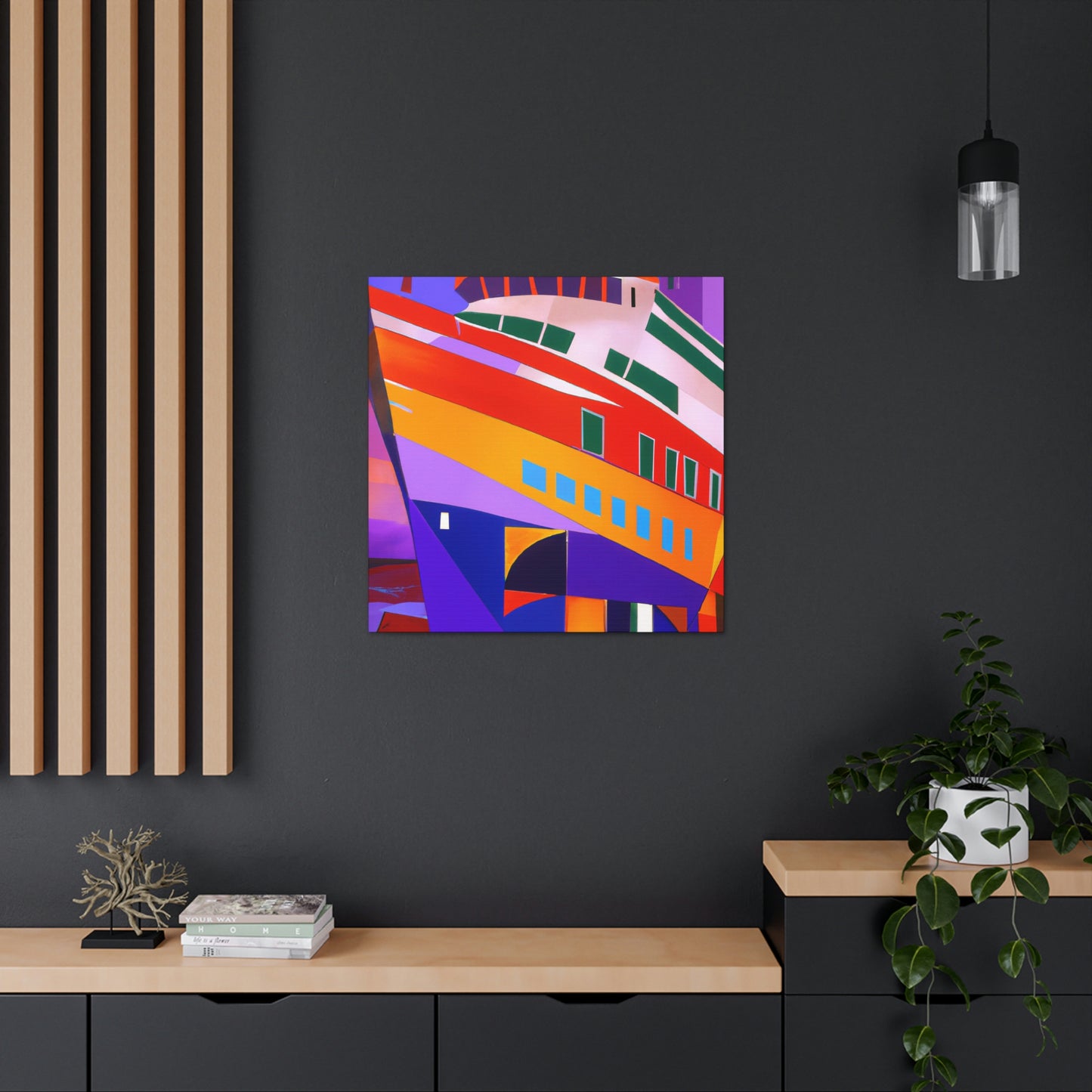 Ferry of the Roaring Twenties. - Canvas