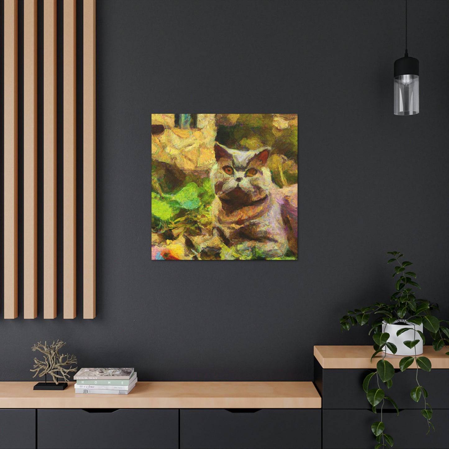 "Felines and Fauvism" - Canvas