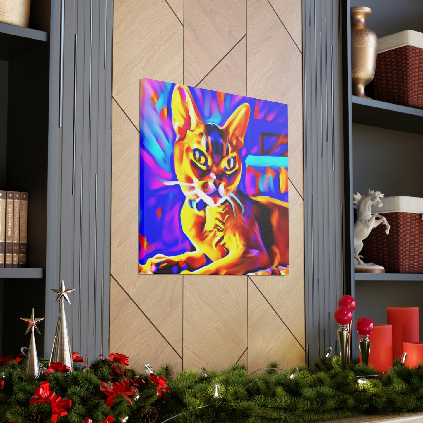 Abyssinian Pop Splendor - Canvas