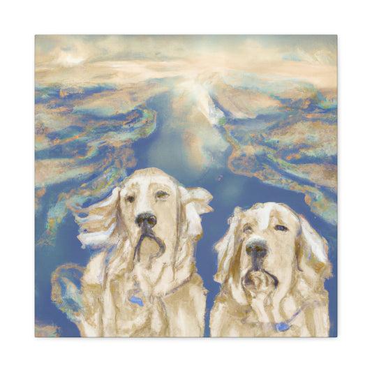 "Golden Retriever Splendor" - Canvas