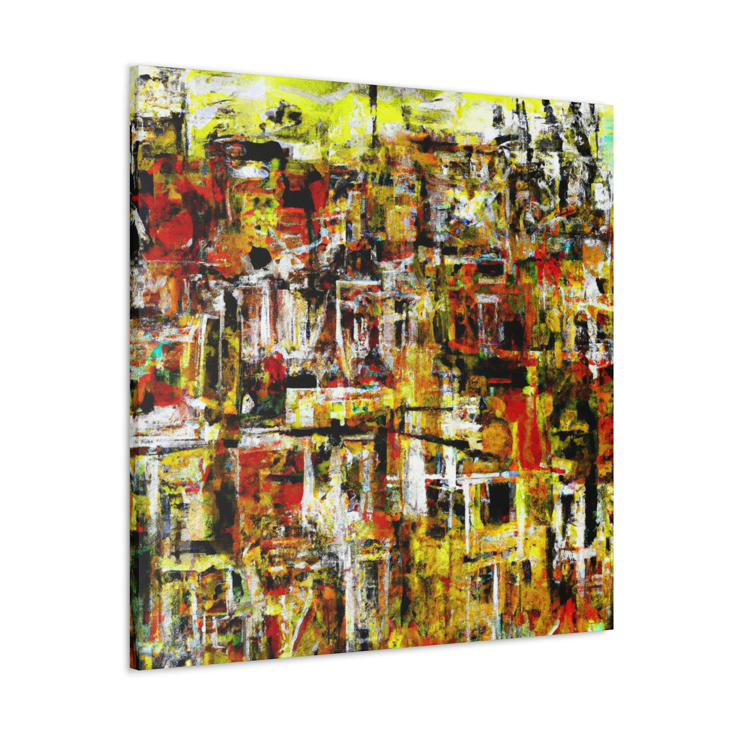 "Colonial Abstract Expressionism" - Canvas