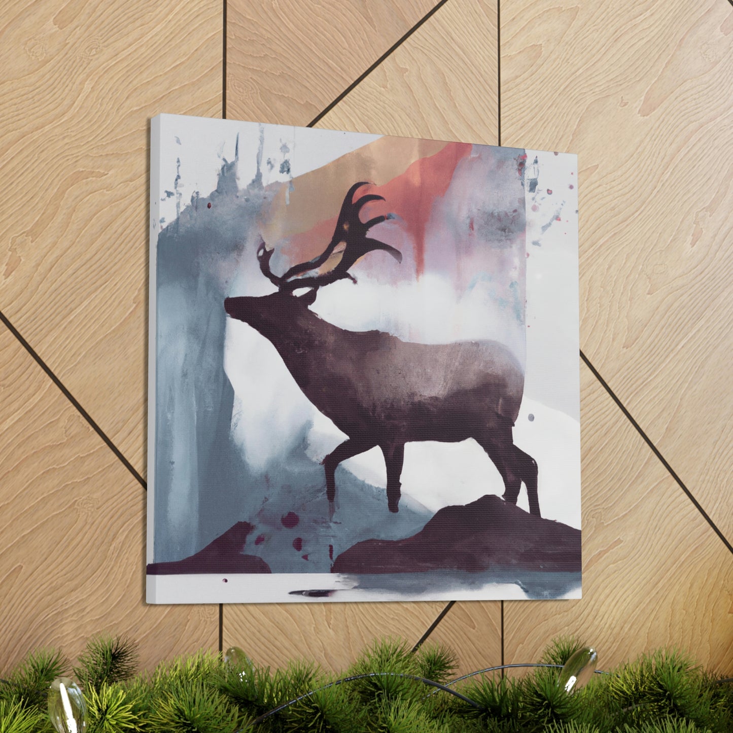 "Deer in Reflection 1940" - Canvas