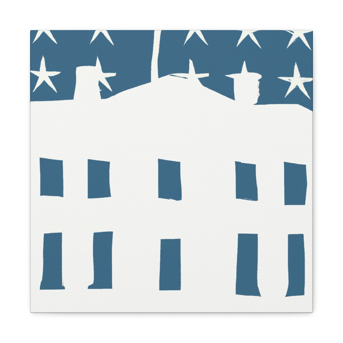 "White House Simplicity" - Canvas