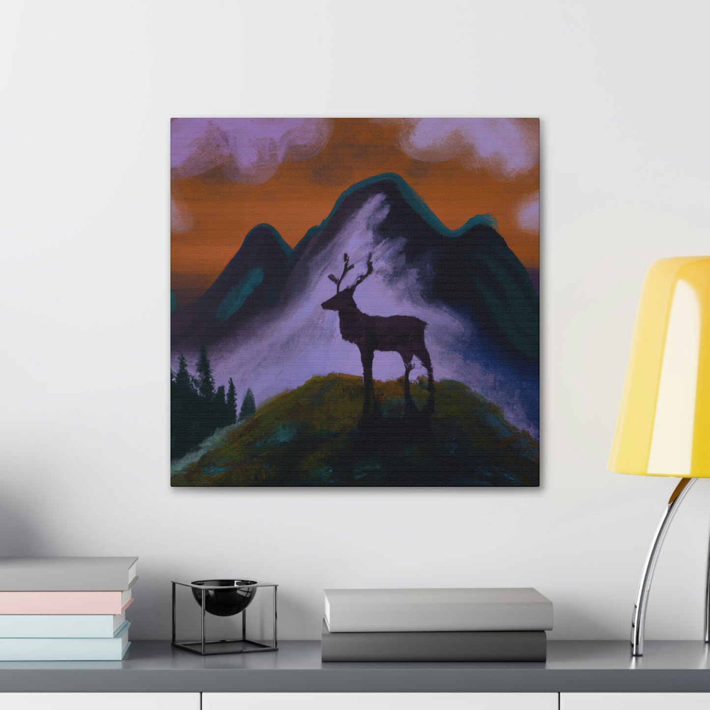 Deer in Expressionism - Canvas