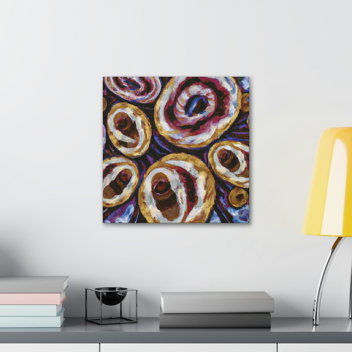 "Pastries In Colorful Hues" - Canvas