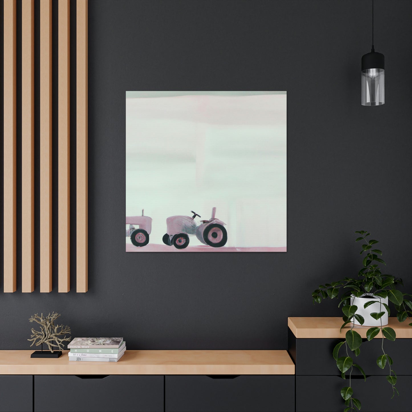 "Tractor Minimalism Dreaming" - Canvas