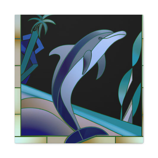 Dancing Dolphin Dreams - Canvas