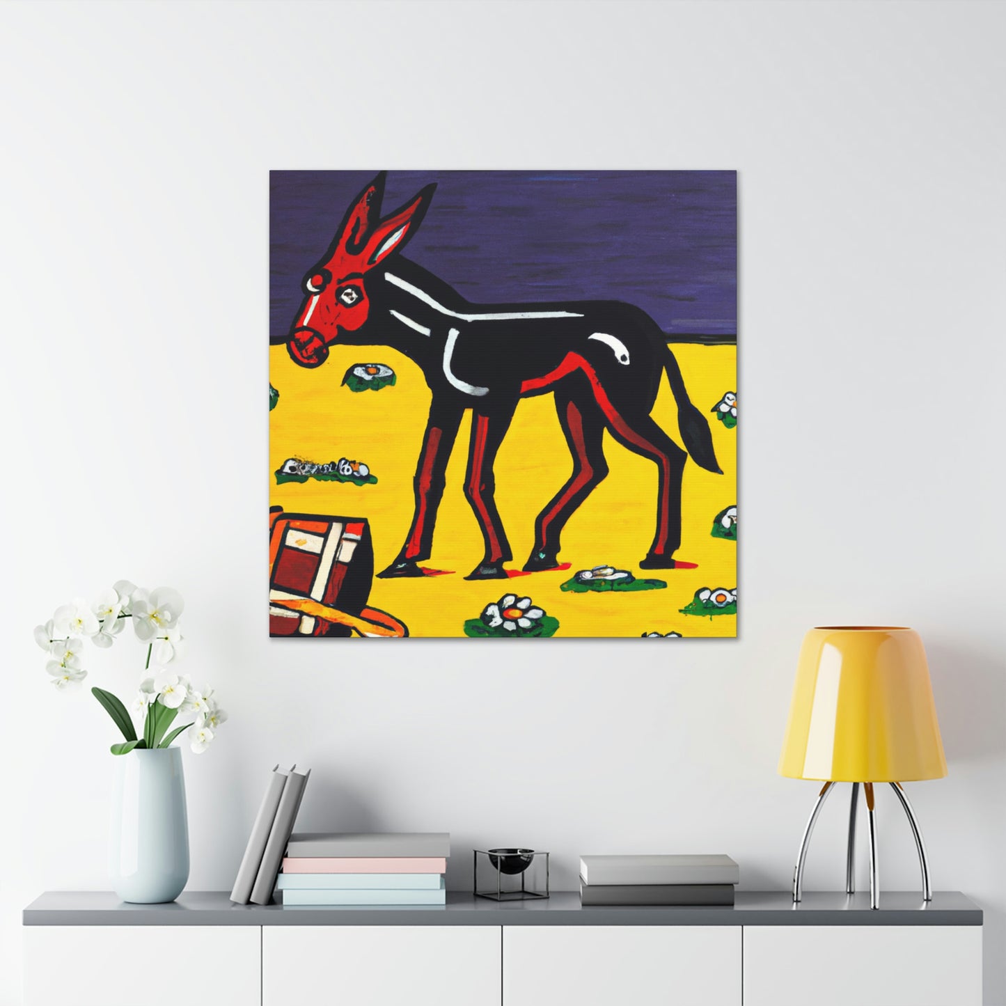 The Donkey's Style Dance - Canvas