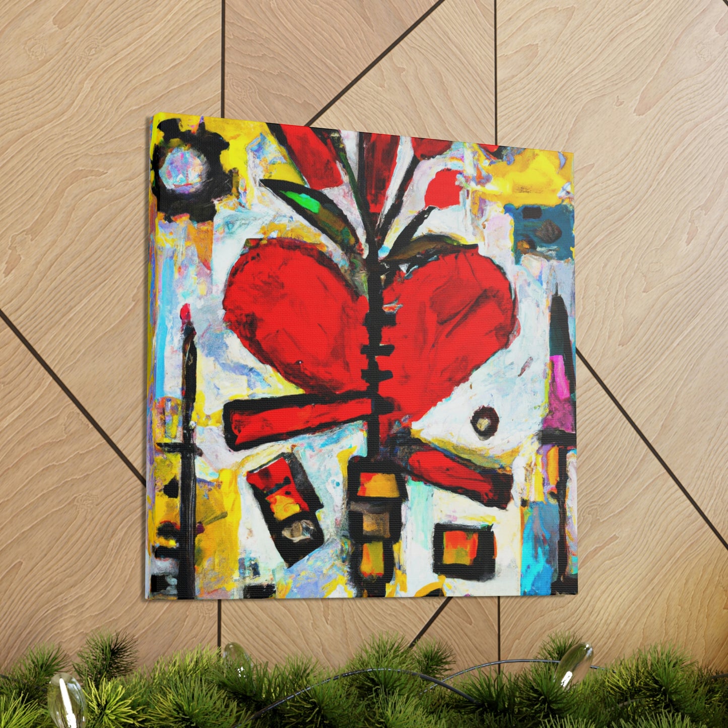 Love Bouquet Embrace - Canvas