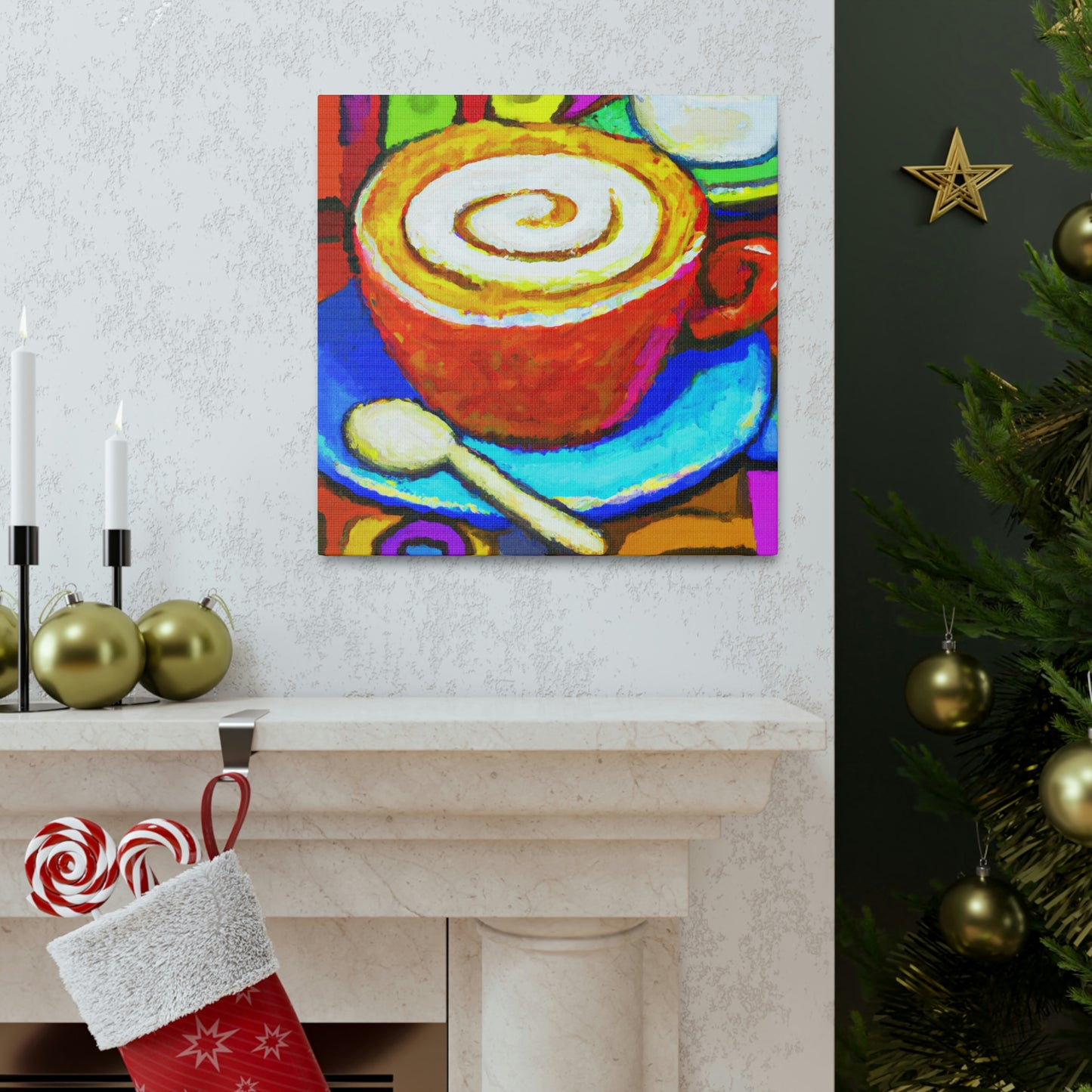 "Cappuchino in Fauvism." - Canvas