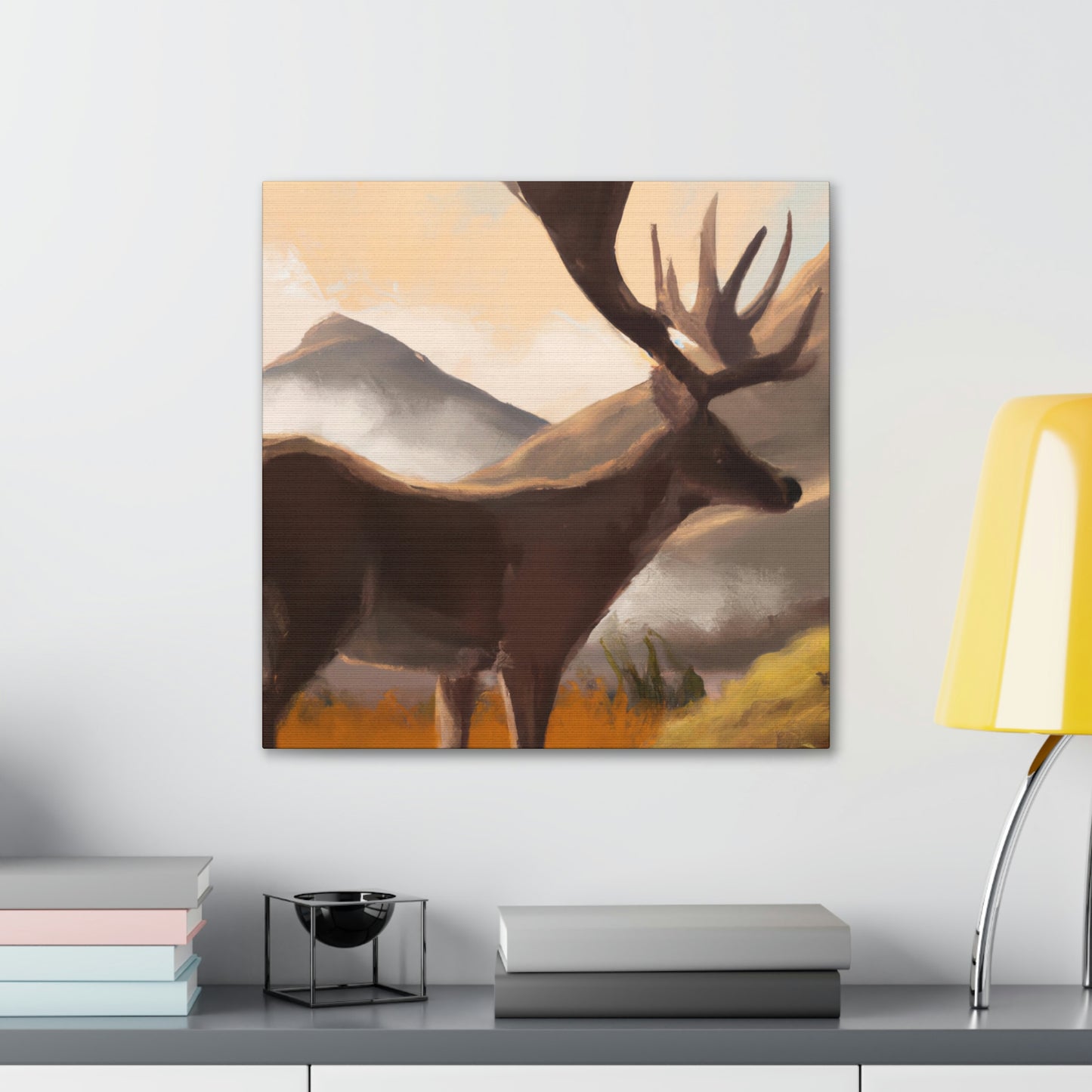 Deer in Morning Light - Canvas