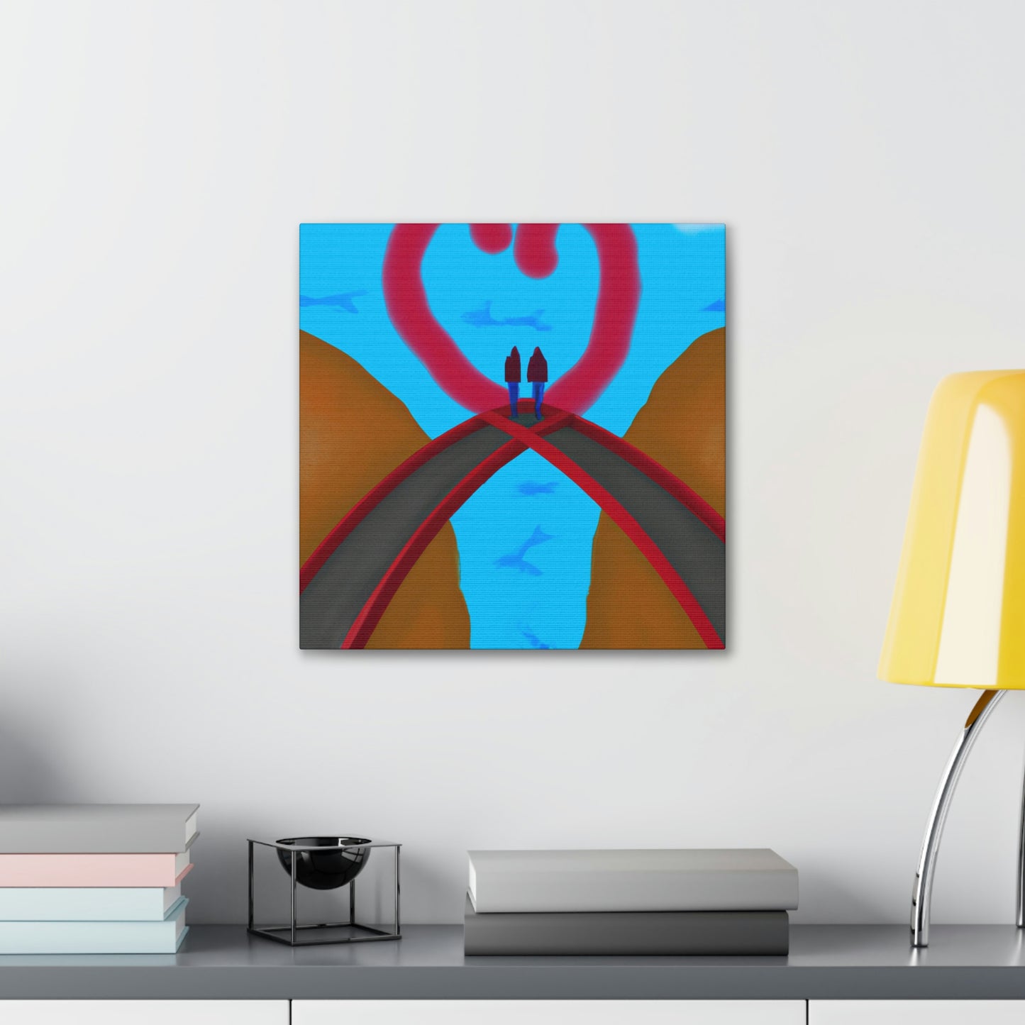 Love's Golden Bridges - Canvas