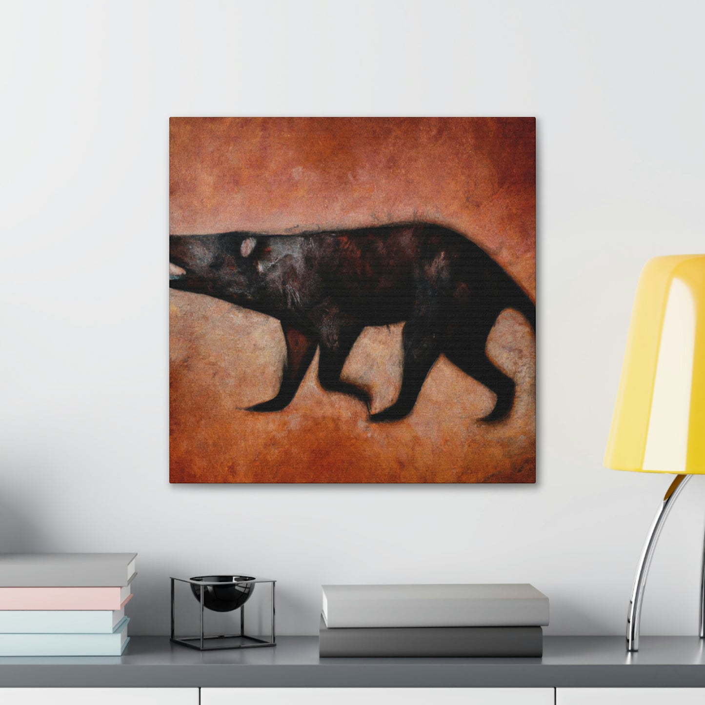 "Tasmanian Devil: Abstract" - Canvas