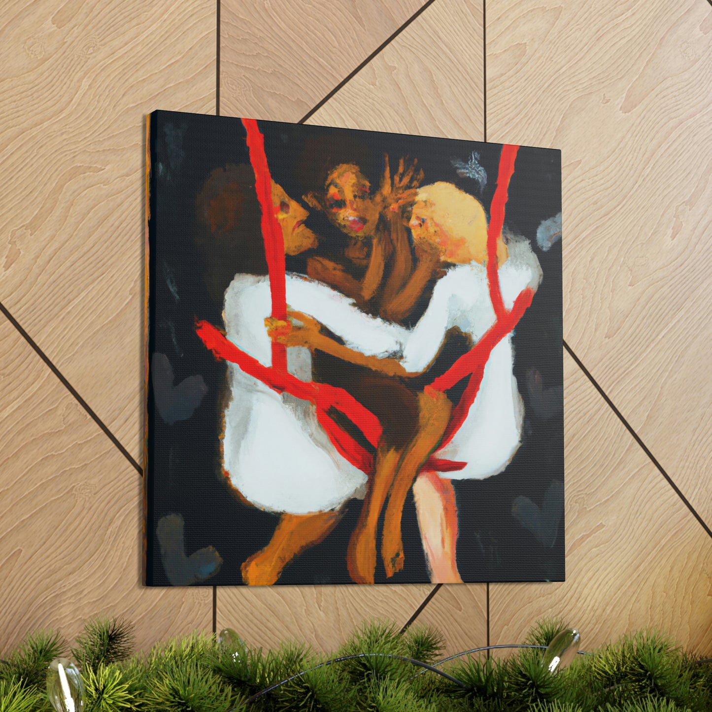 Love on the Swing - Canvas