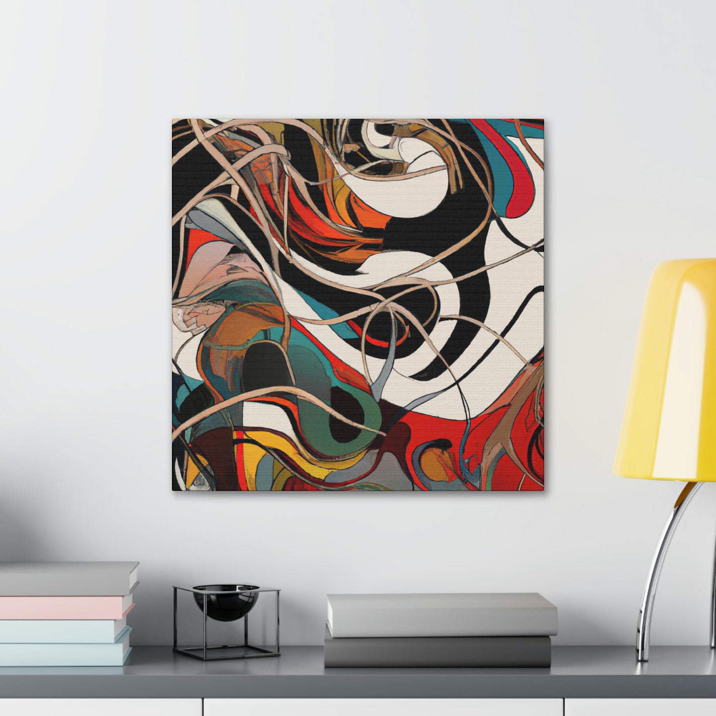 "Awe-Filled Brushstroke Symphony" - Canvas