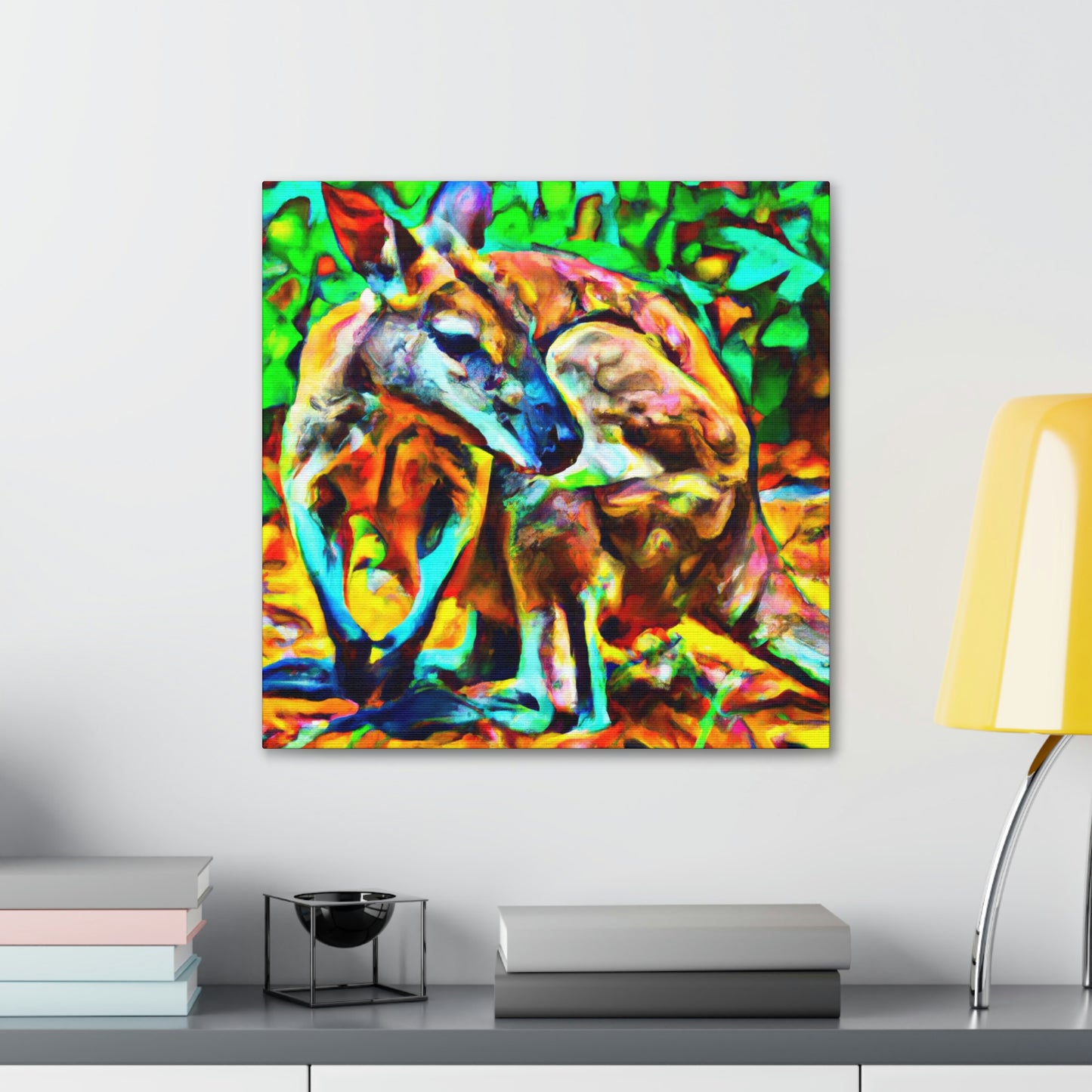 Wallaby in the Wild - Canvas