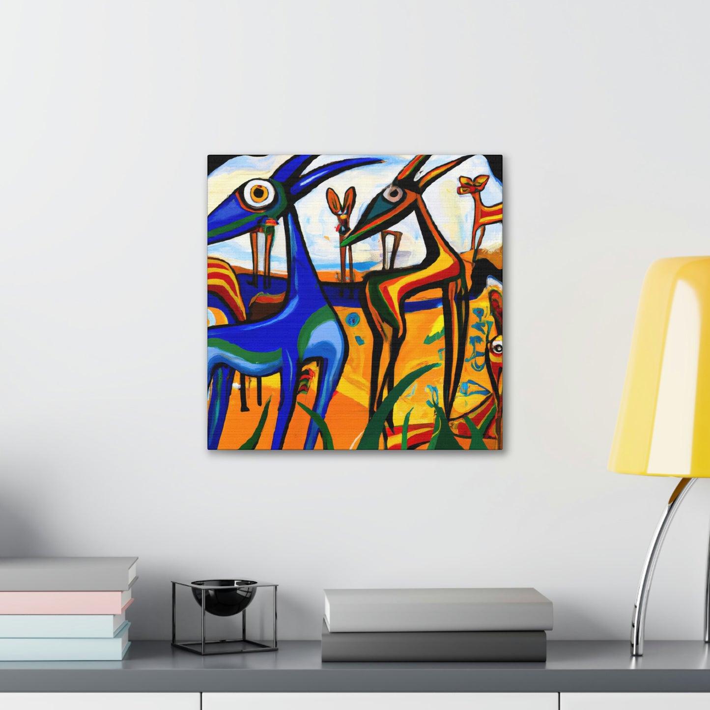 Gazelle in Golden Noon - Canvas