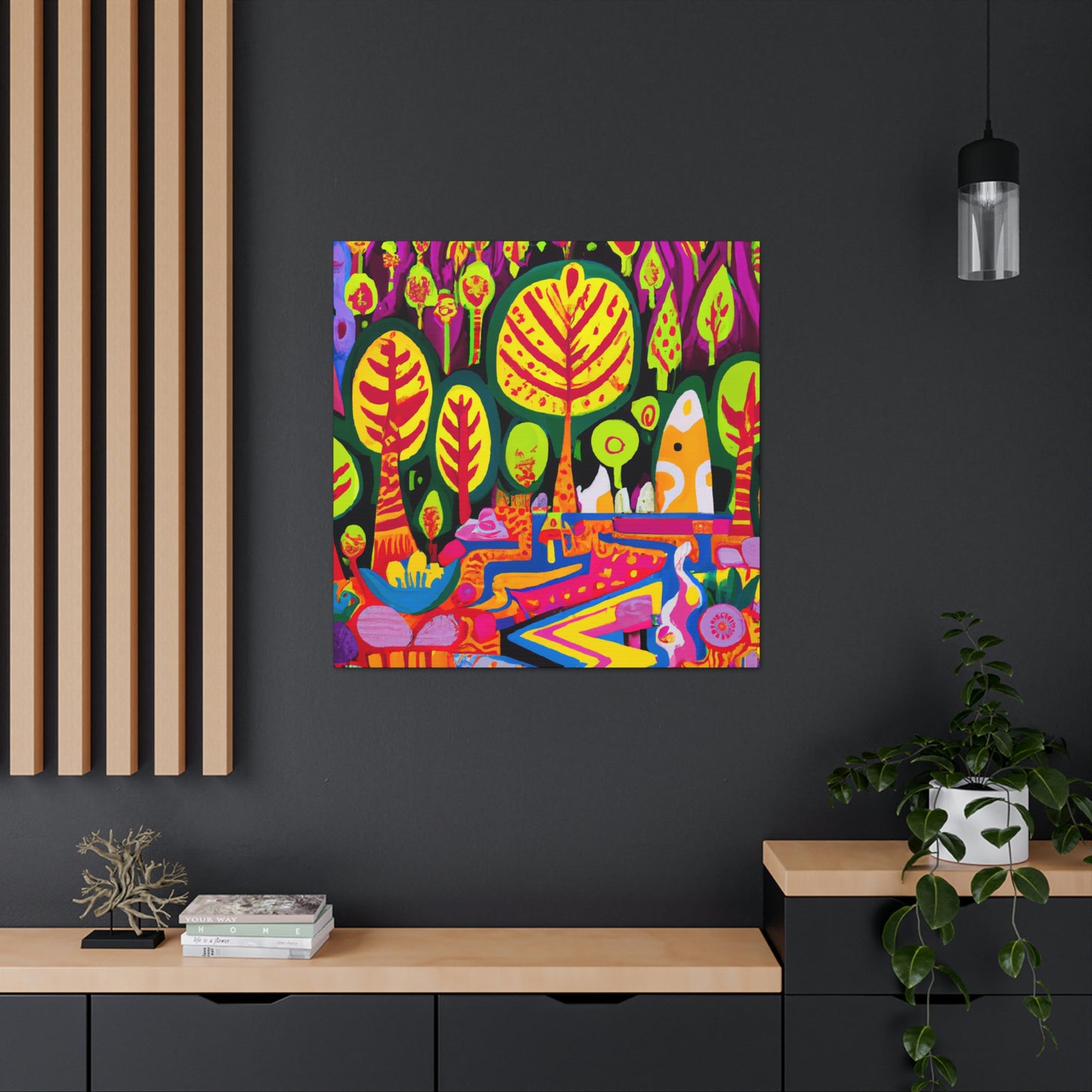 "Forest of Mystery Expression" - Canvas